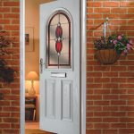 White composite door