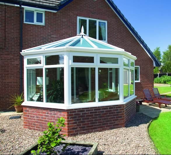 Medium sized georgian conservatory