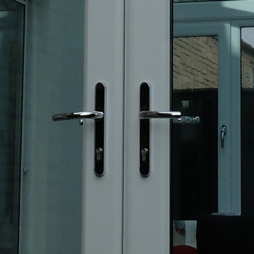 uPVC double doors