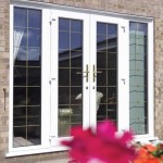 French doors with lead detail