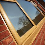 Oak effect windows