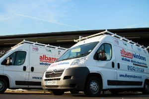 Albany Windows installer vans