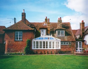 White Victorian conservatory