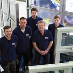 the albany window installers in the showroom