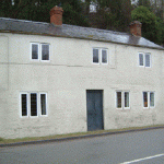 Country cottage with leaded windows
