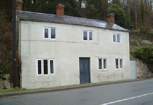 Country cottage with leaded windows