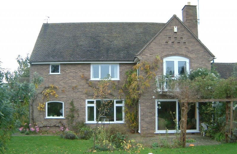 Brick house upvc windows