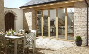 Standard bi-fold doors.