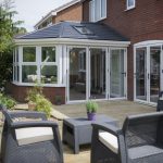 Victorian conservatory with a tiled roof