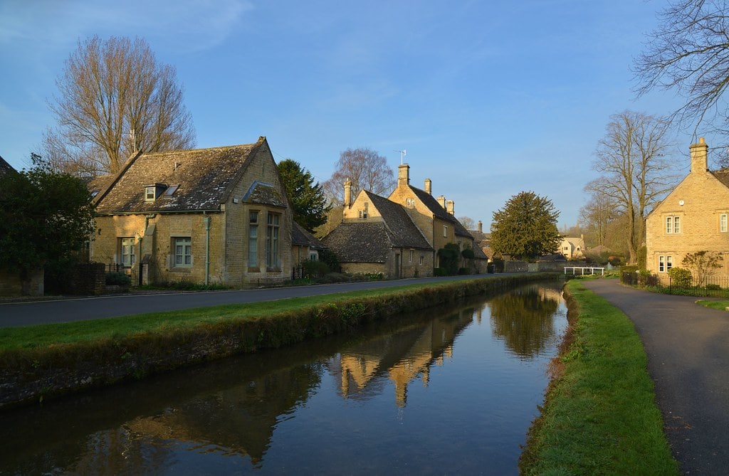 Cottages in Gloucestershire.