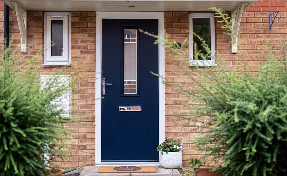 Navy composite door