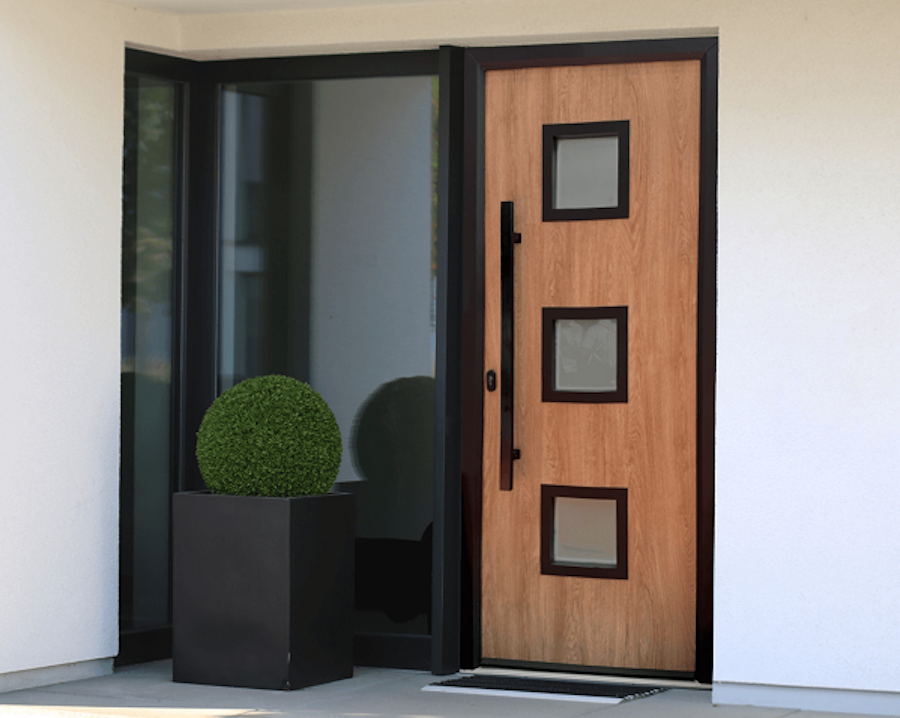 Oak composite door