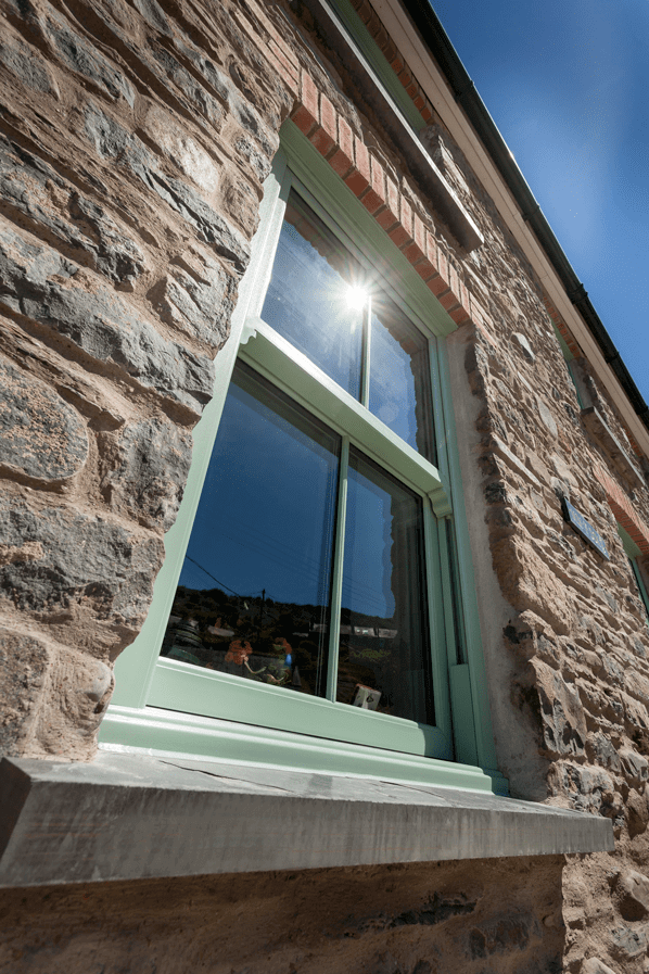 Chartwell green sliding sash window