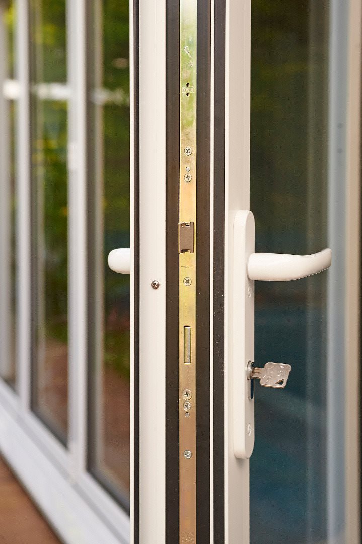 White Bifold Door Handle